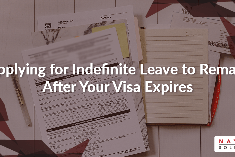 Applying for indefinite leave to remain after your visa expires