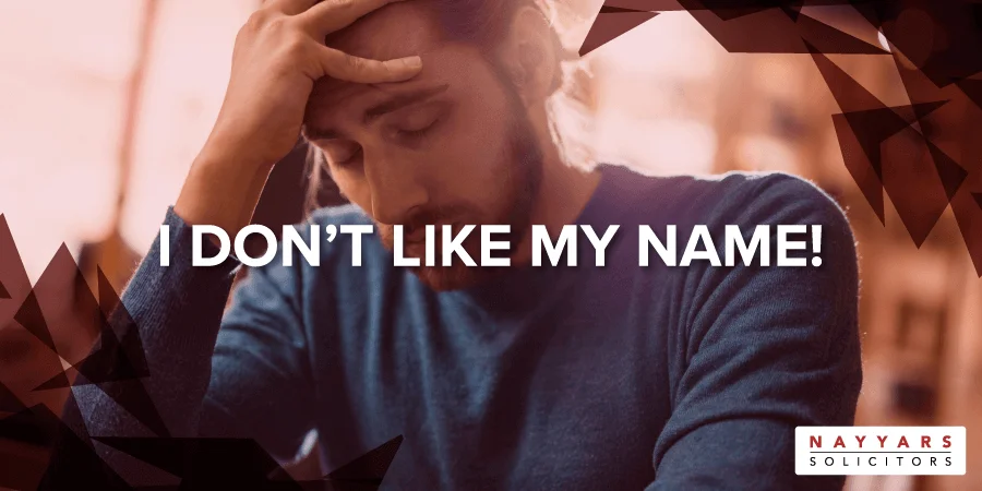 I don’t like my name
