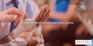 common personal injury terms