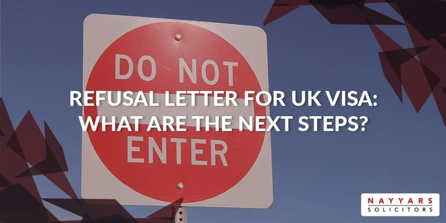 Refusal Letter for UK Visa