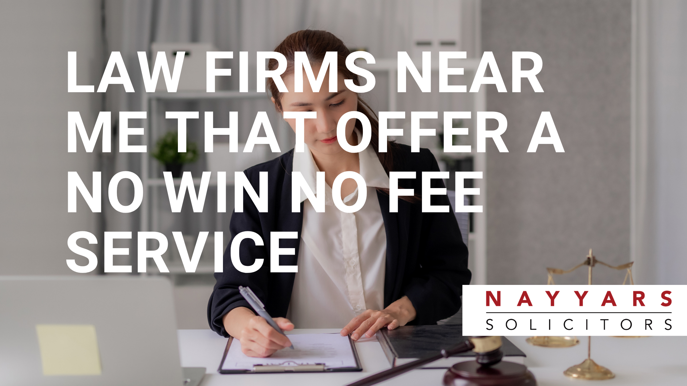 Which personal injury law firms near me offer No Win No Fee service?