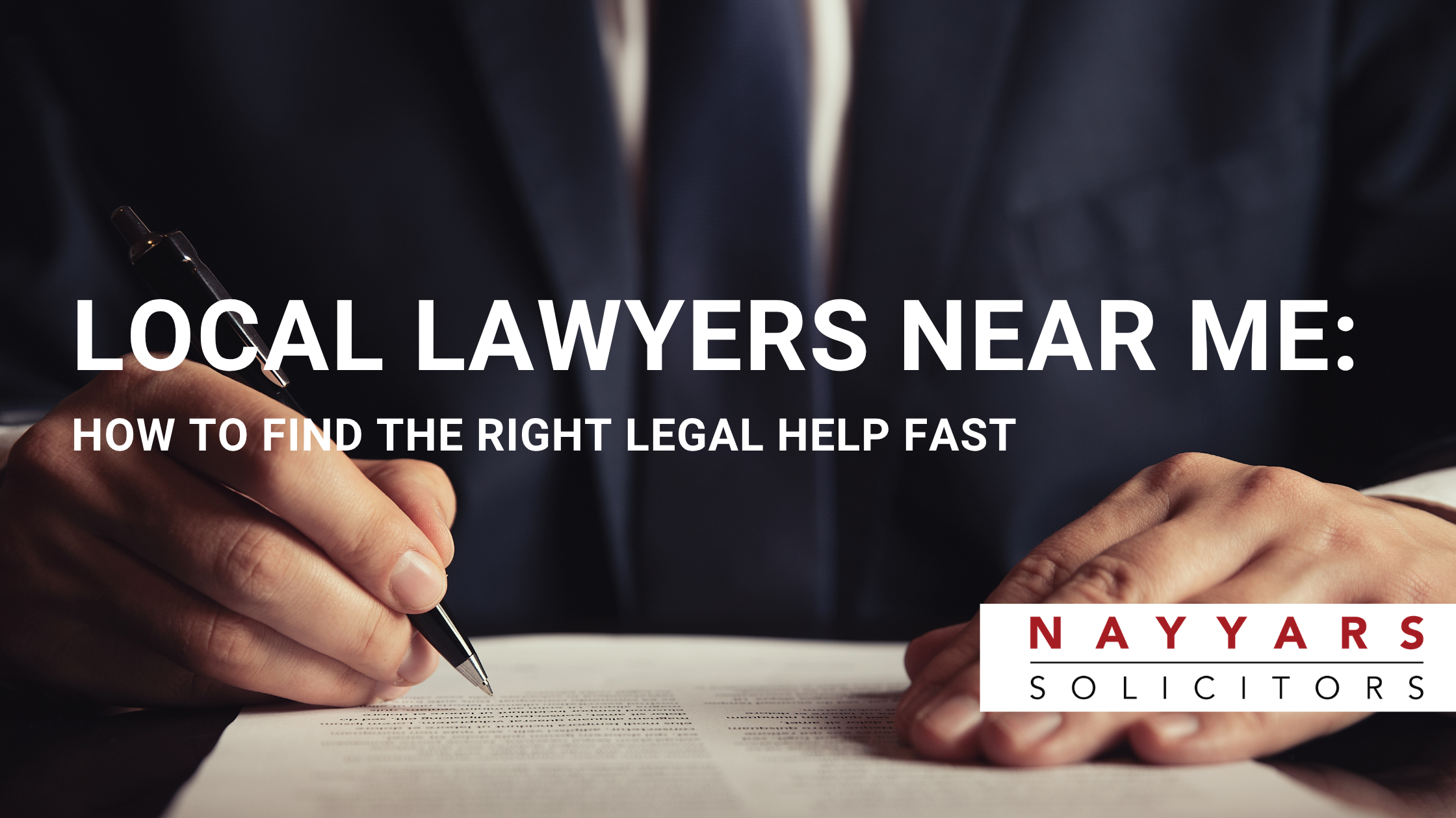 Local Lawyers Near Me: How to Find the Right Legal Help Fast